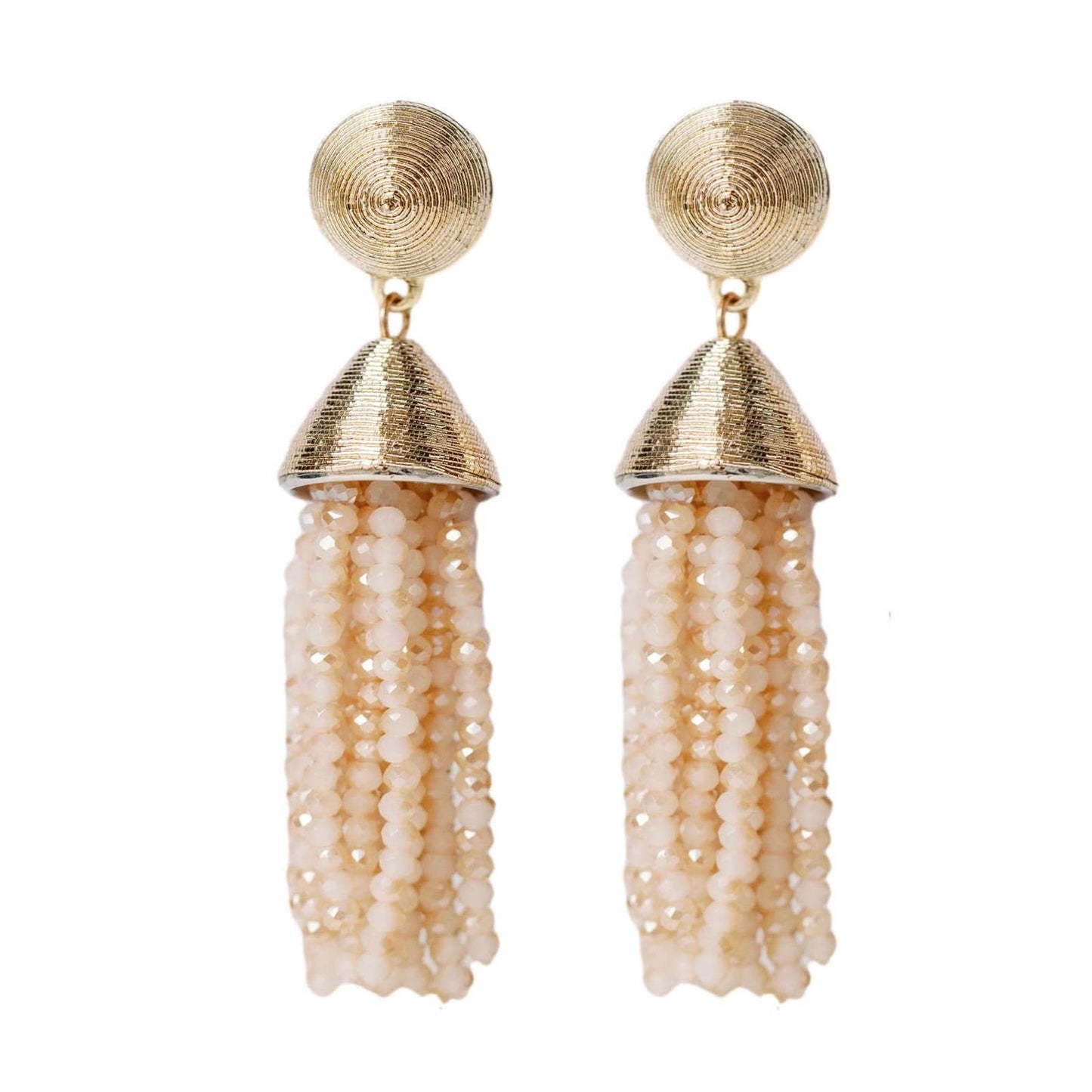 Gold Beaded Tassels