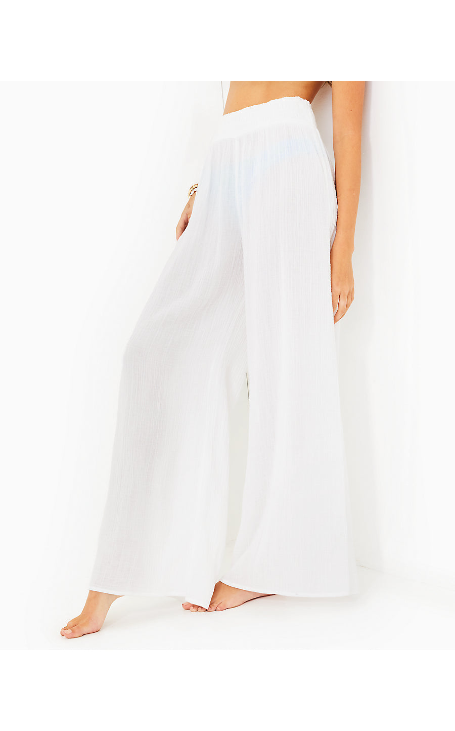 ENZO PANT COVERUP - RESORT WHITE