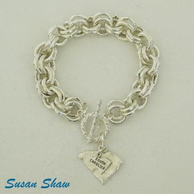 SOUTH CAROLINA BRACELET - SILVER