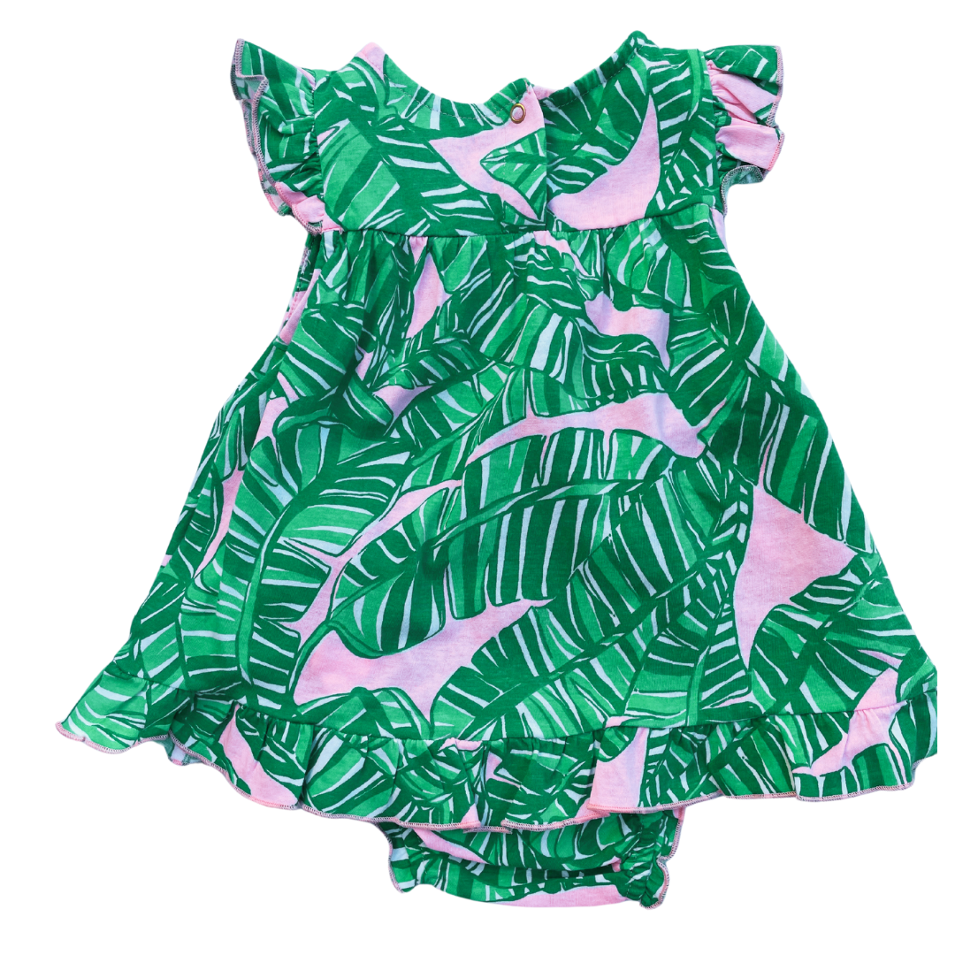CECILY INFANT DRESS - LETS GO BANANAS