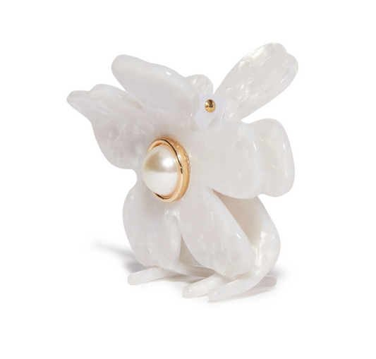 MOTHER OF PEARL LILY CLAW CLIP