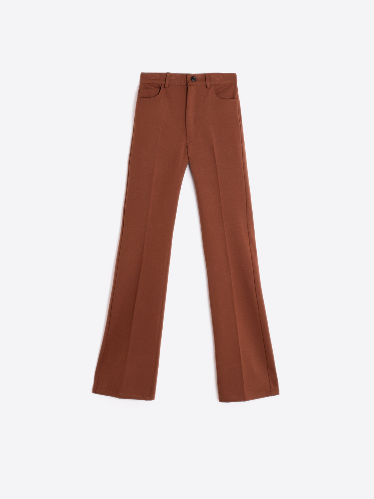 KNIT JEANS - TABACCO