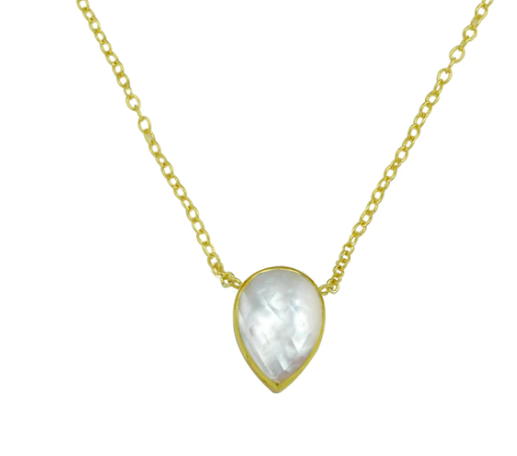 PETRA NECKLACE - MOTHER OF PEARL