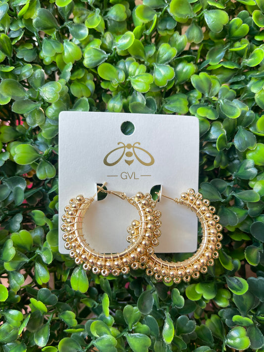 LAYERED GOLD HOOPS