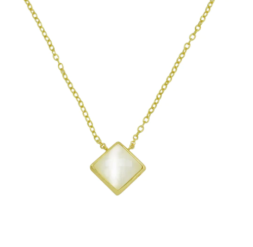 SHIRALY NECKLACE - ICE PEARL