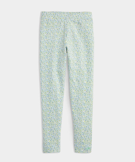 Girls' Everyday Leggings - Tiny Floral-JakeBlue