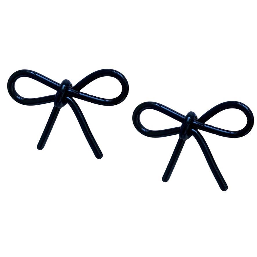 Tortoise Bows - Black