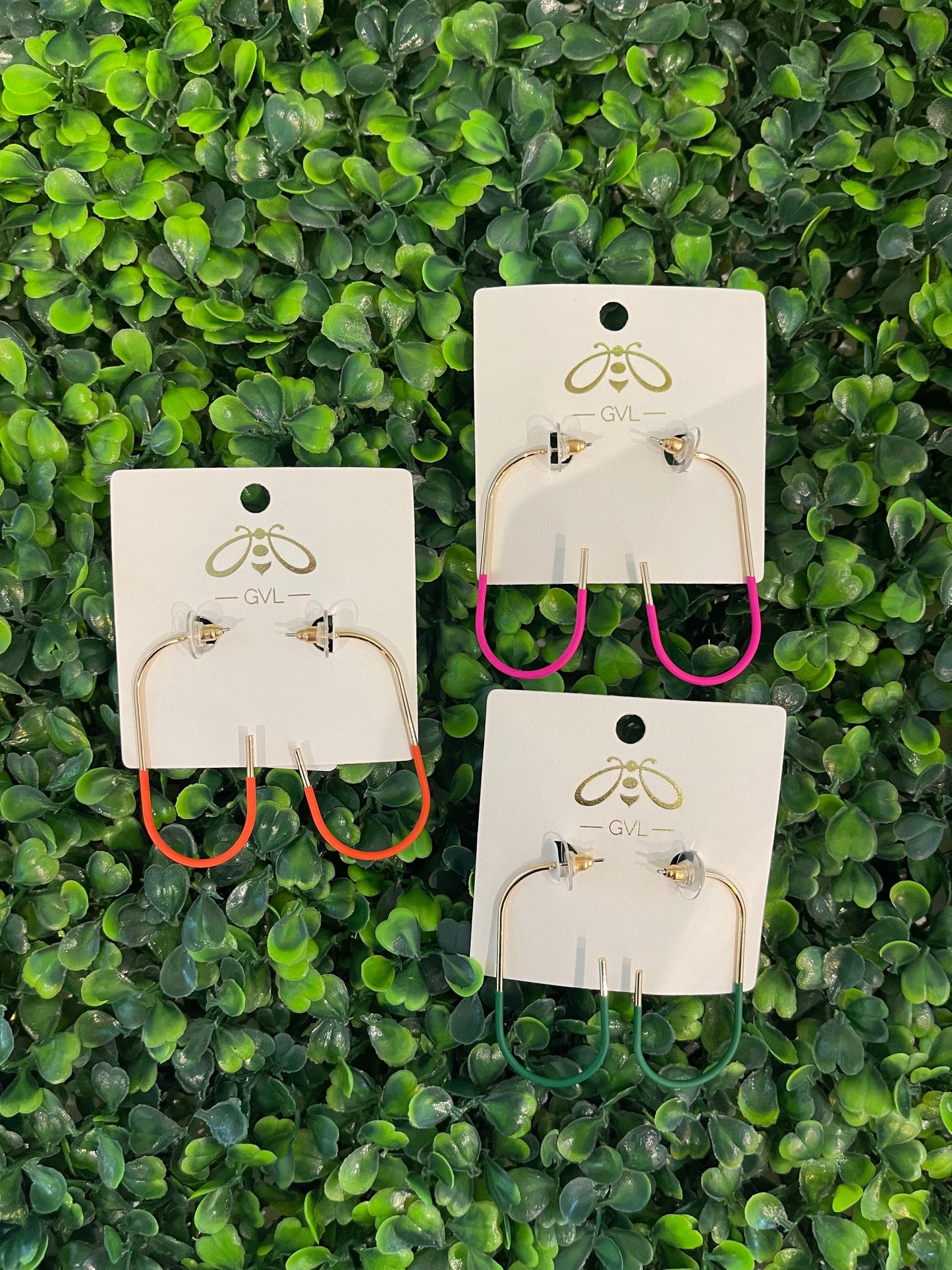 HALF COATED OVAL HOOPS