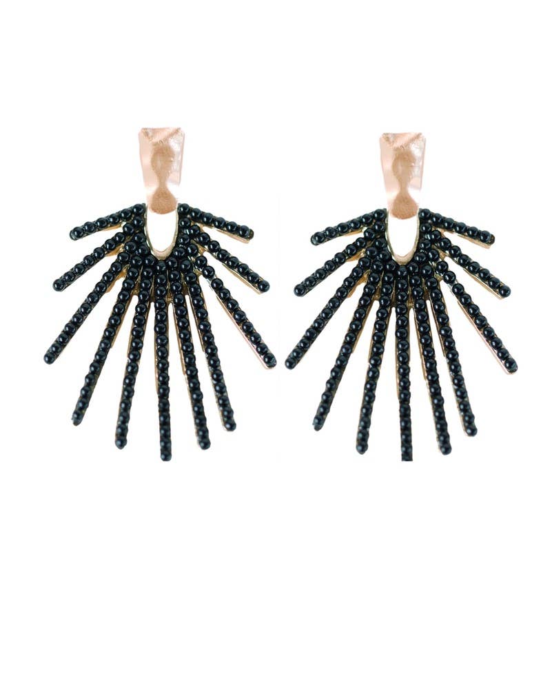 Black Sunburst Drops