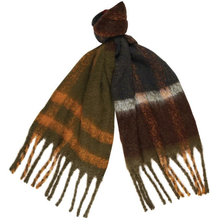 ISLA TARTAN BOUCLE SCARF
