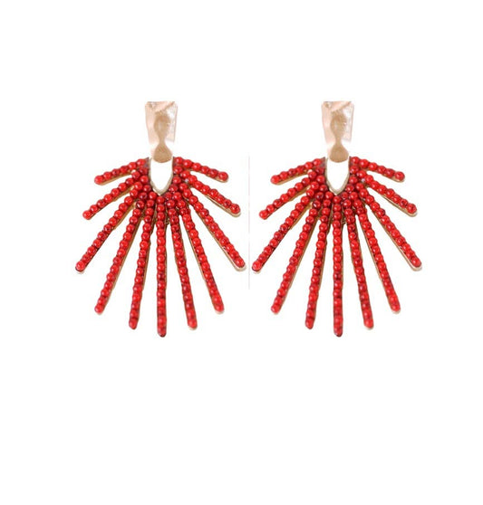 Red Sunburst Drops