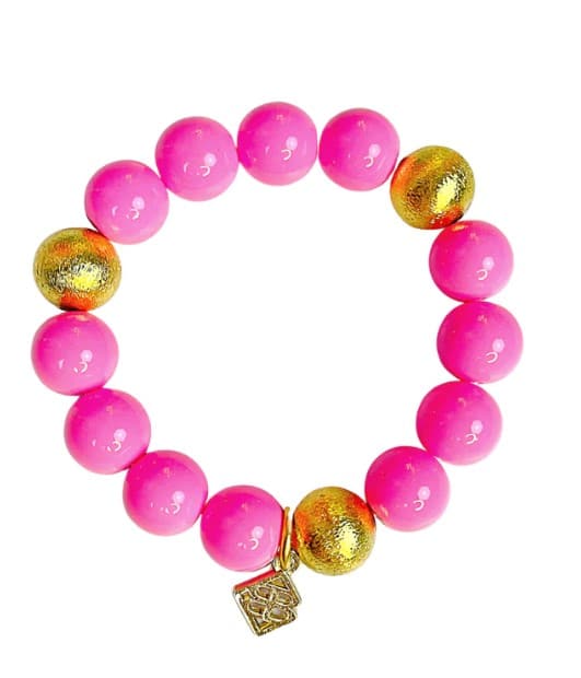 Pink Beaded Brianna Bracelet
