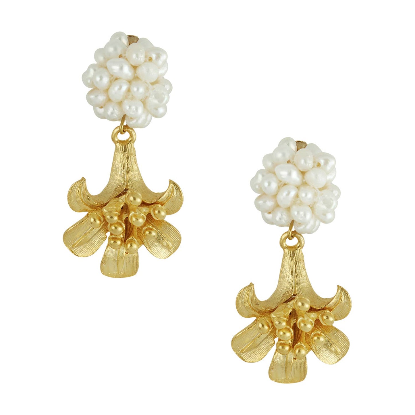 Lily Pearl Drop Earrings