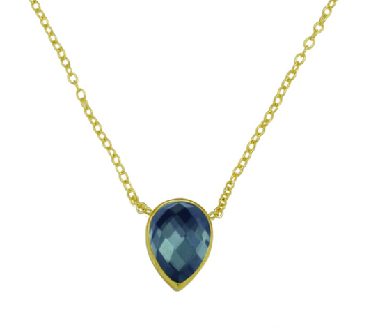 PETRA NECKLACE - MIDNIGHT BLUE