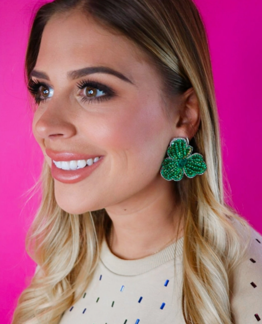 Georgia Flower Drops - Green