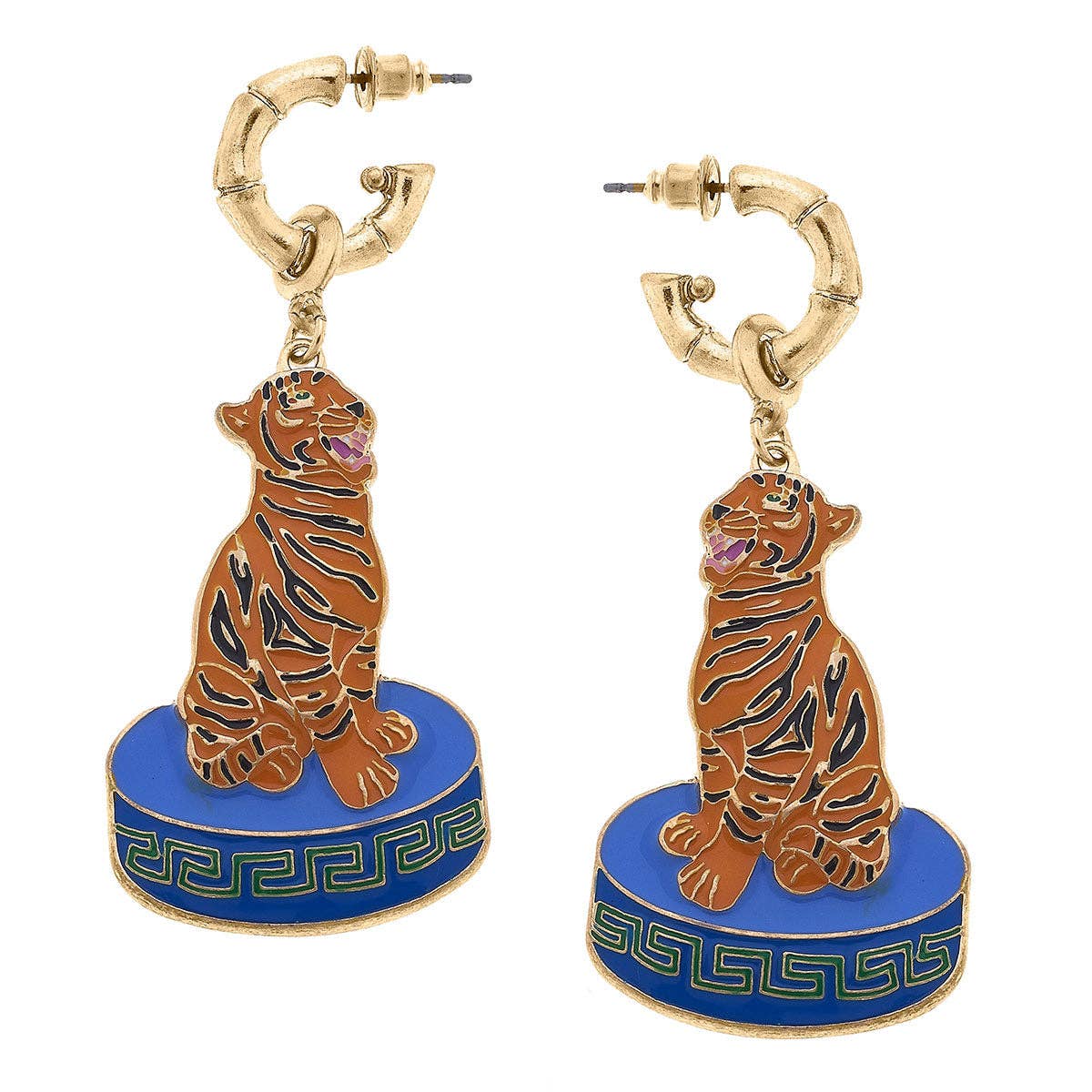 Zion Tiger Earrings