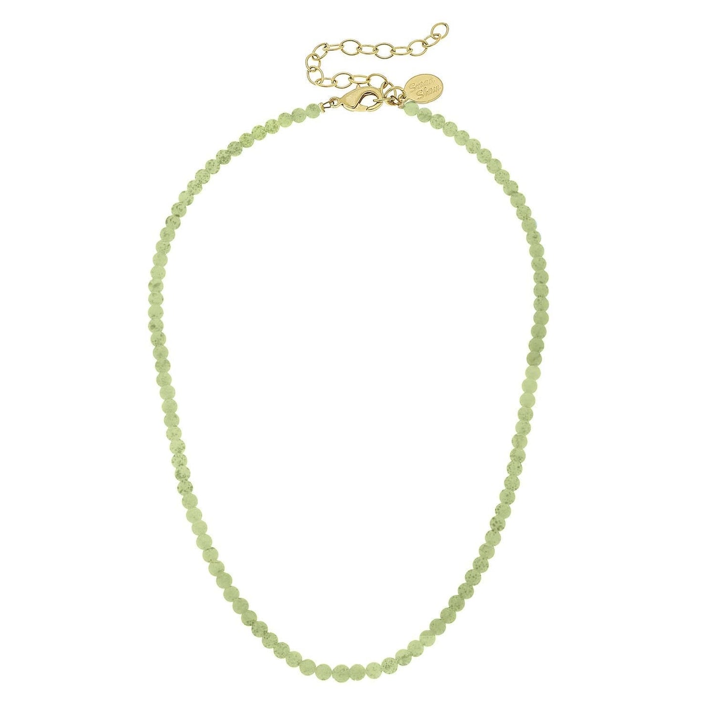 Alys Necklace: Light Green