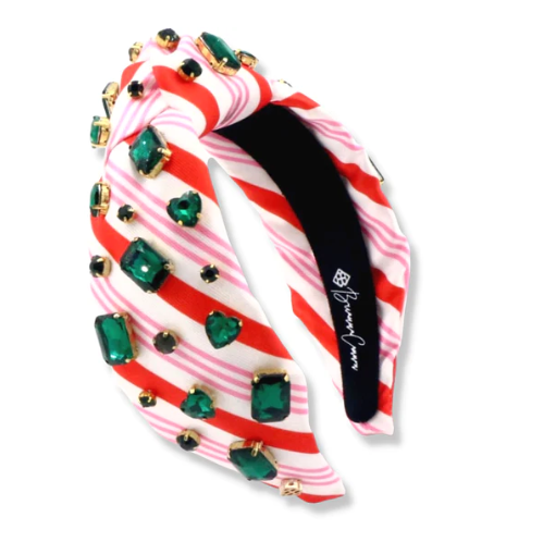 Lele Sadoughi KIDS Crystal Candy store Cane Knotted Headband