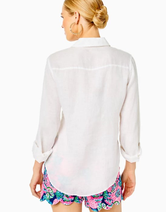 SEA VIEW BUTTON DOWN - RESORT WHITE