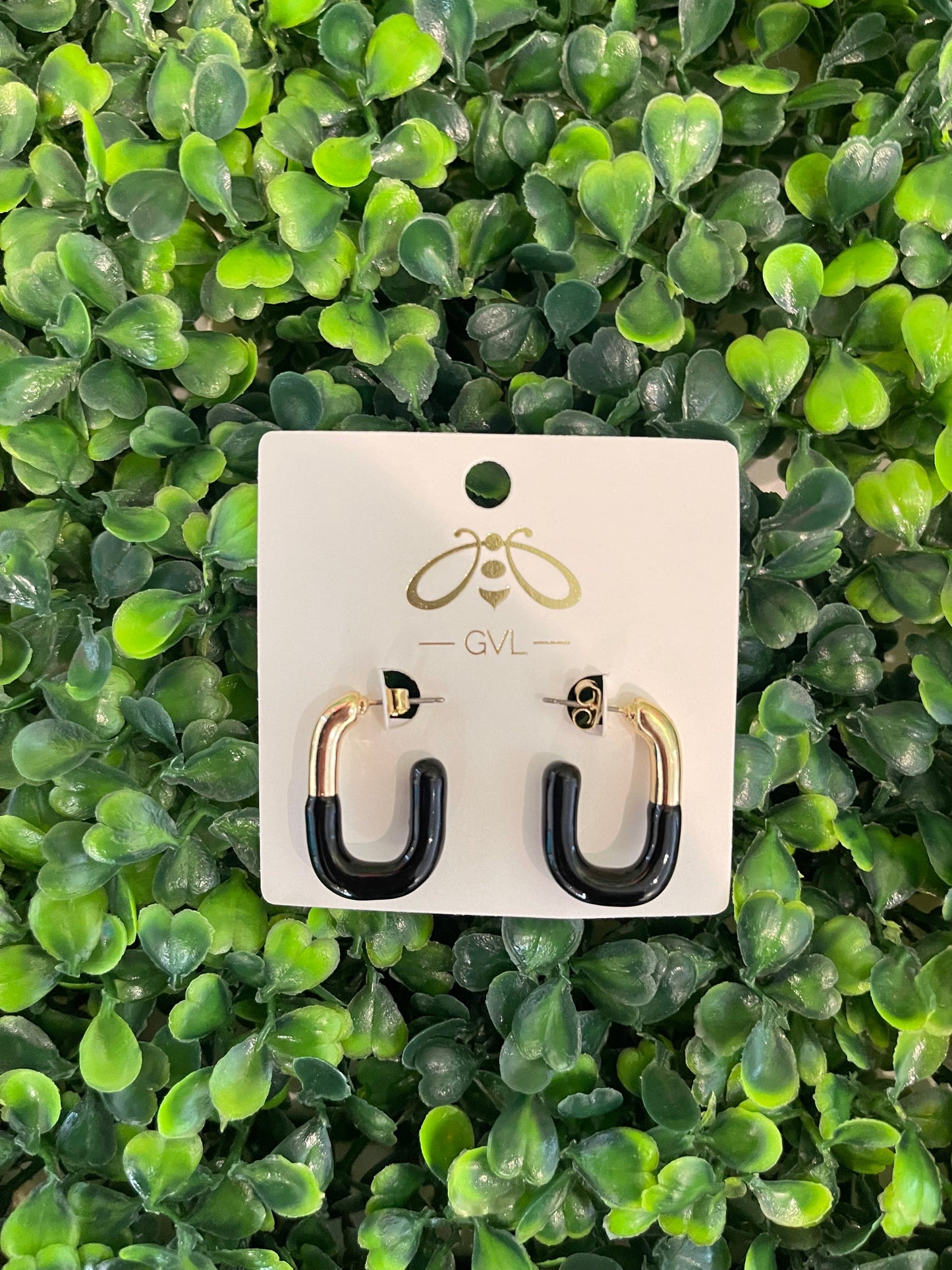 TWO TONE OVAL HOOPS