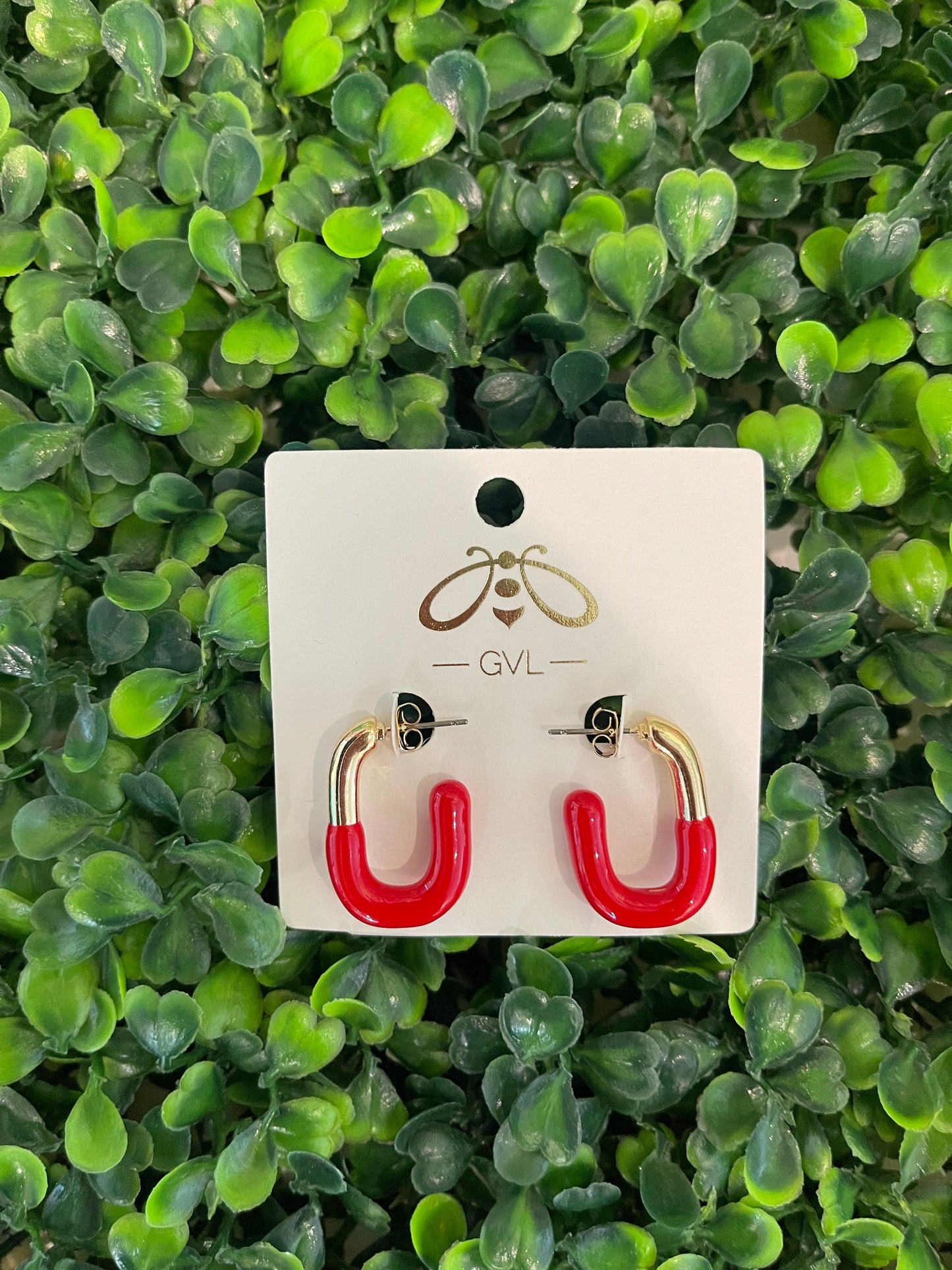 TWO TONE OVAL HOOPS