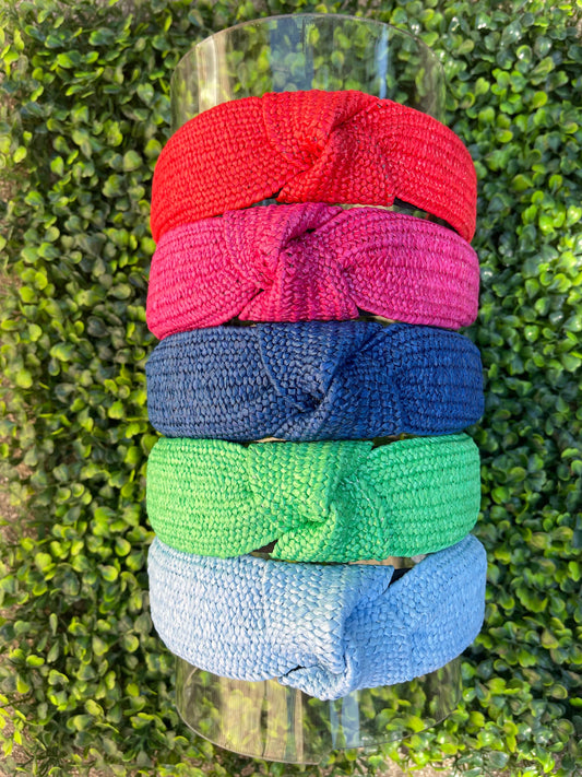 COLORFUL RATTAN HEADBAND