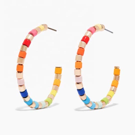St Armands Designs of Sarasota - Rainbow Hoops