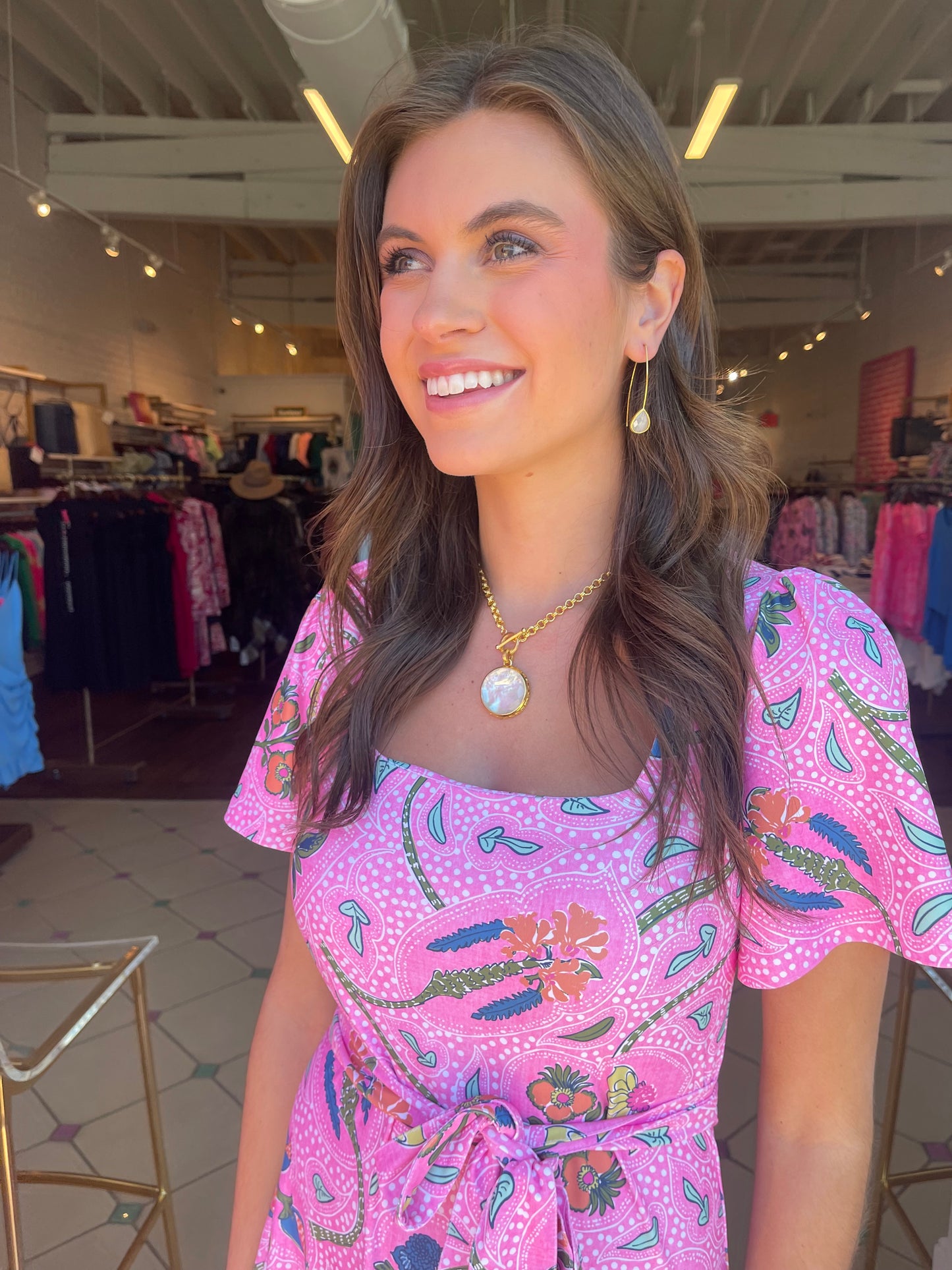 LANI EARRINGS - ICE PEARL