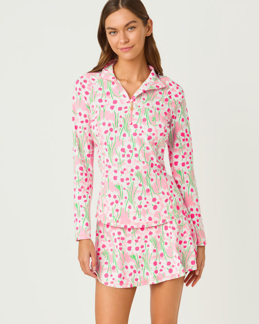 Aila Skort UPF 50+ Conch Shell Pink Lil Sunny Daisies