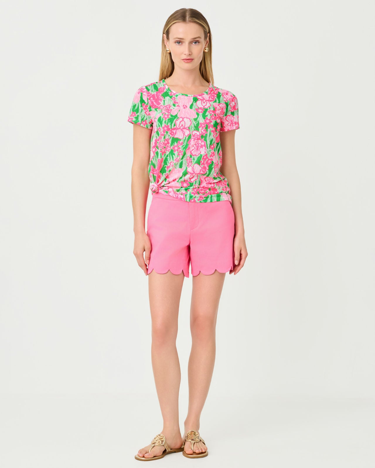 Etta Scoop-Neck Putting Green Hannah