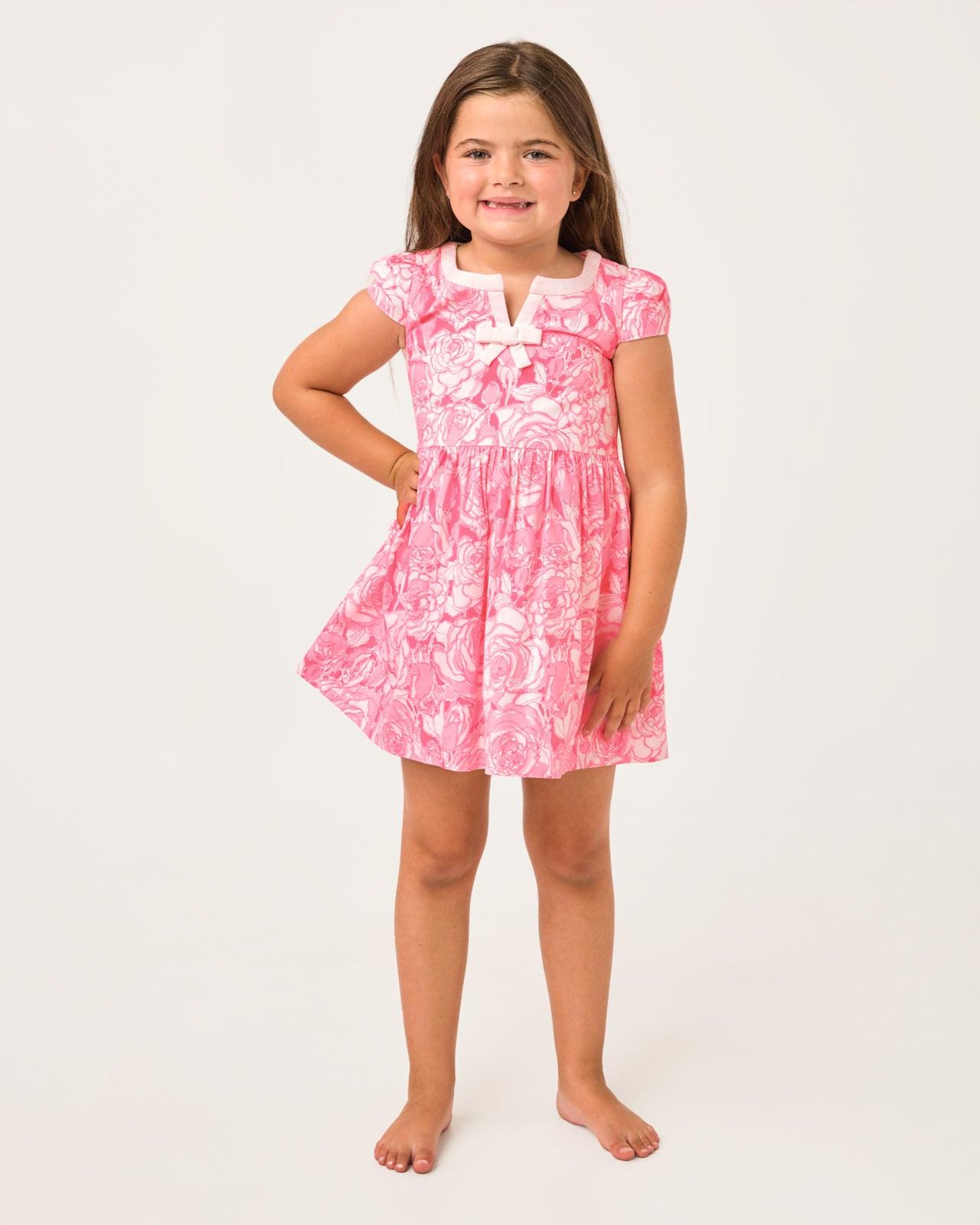 Louise Dress Confetti Pink Lil Rosanna