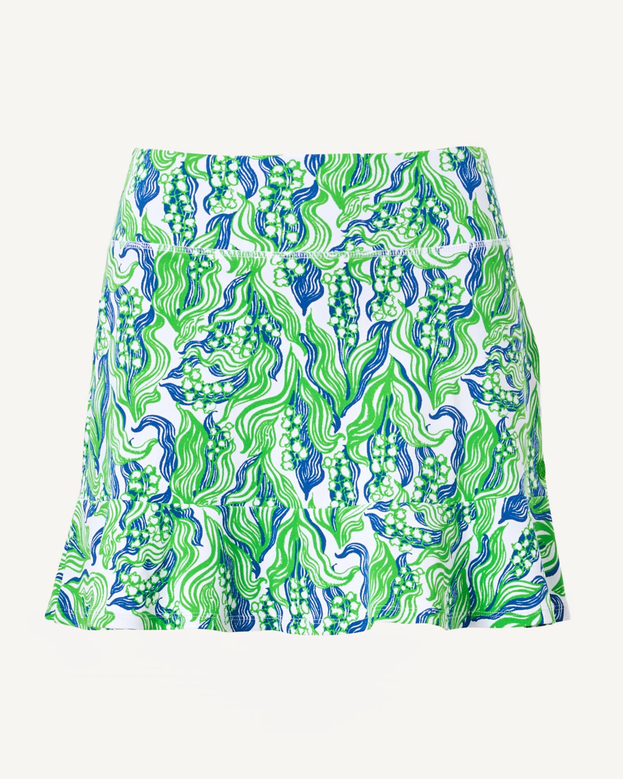 Zadora High Rise Skort UPF 50+ Putting Green Lilly Of The Valley