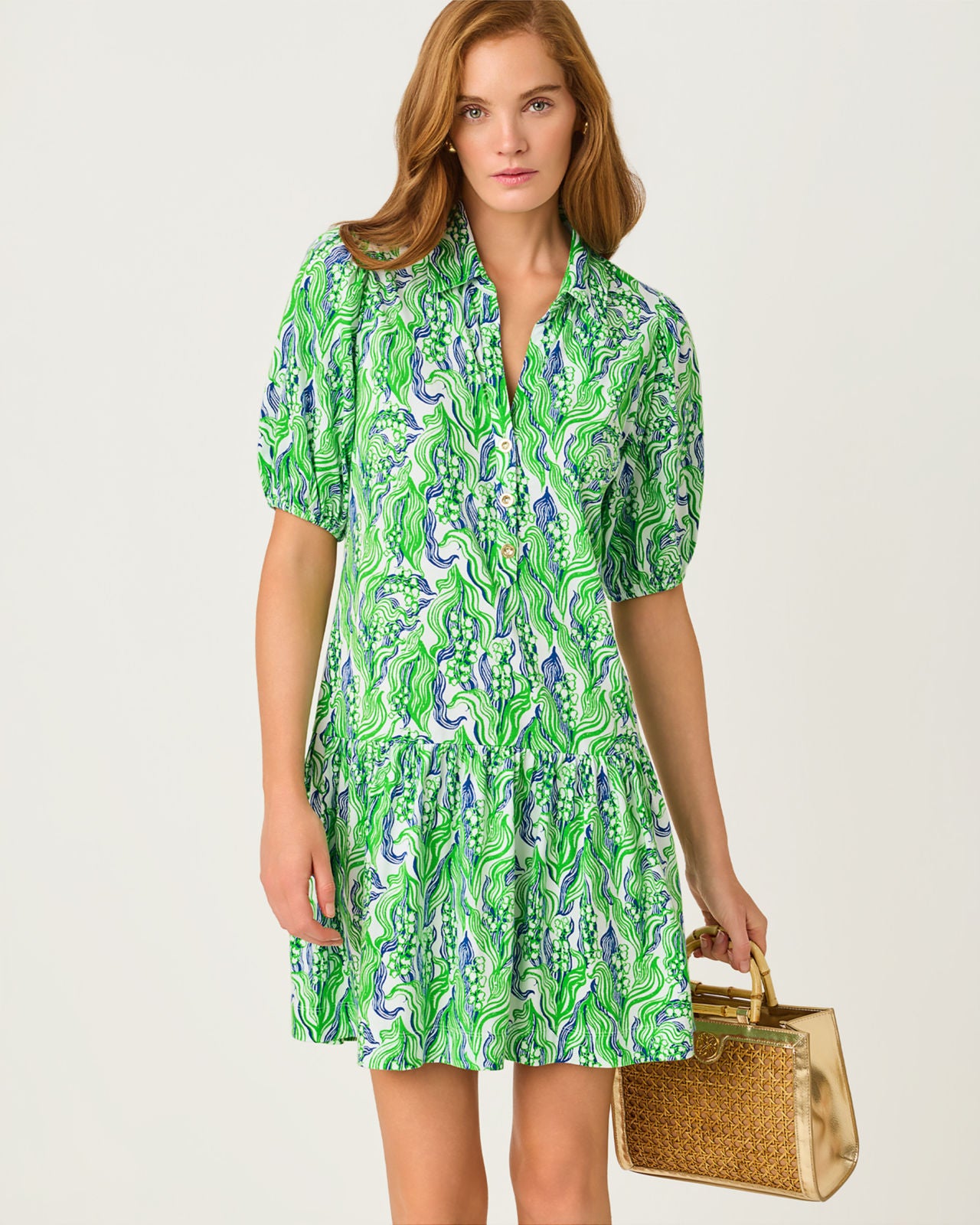 Bingley Dress Putting Green Lilly Of The Valley