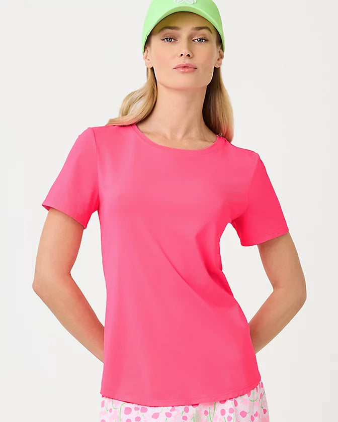 Westley Active Tee UPF 50 - Cherry Blossom Pink