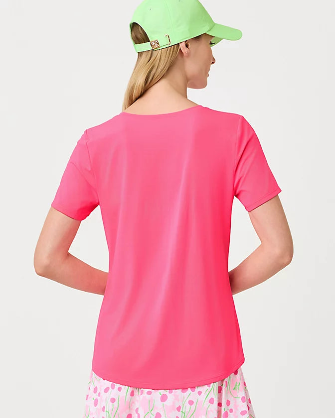Westley Active Tee UPF 50 - Cherry Blossom Pink