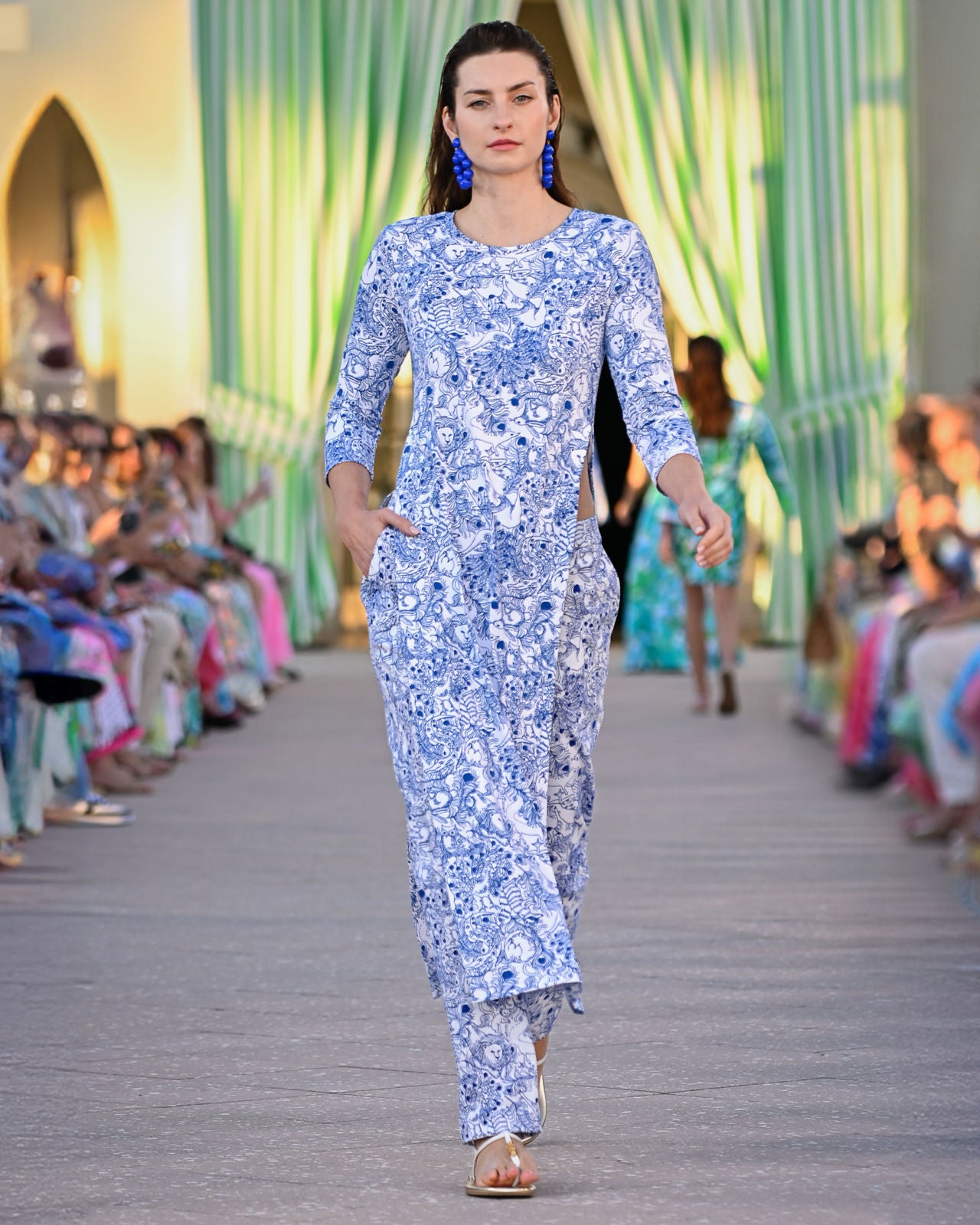 Deena UPF 50+ Dress Starlight Navy Zoology