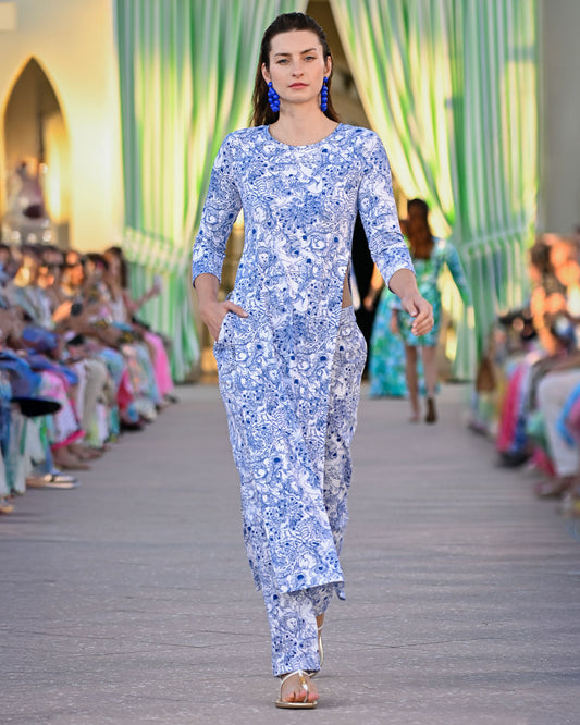 Deena UPF 50+ Dress Starlight Navy Zoology