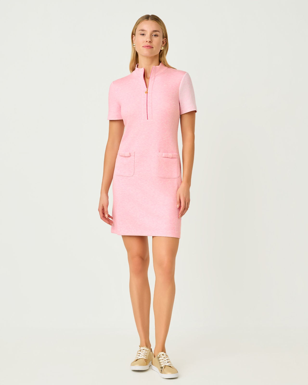 Mirima Dress UPF 50+ Heathered Conch Shell Pink