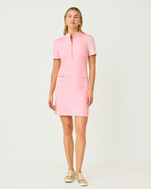 Mirima Dress UPF 50+ Heathered Conch Shell Pink