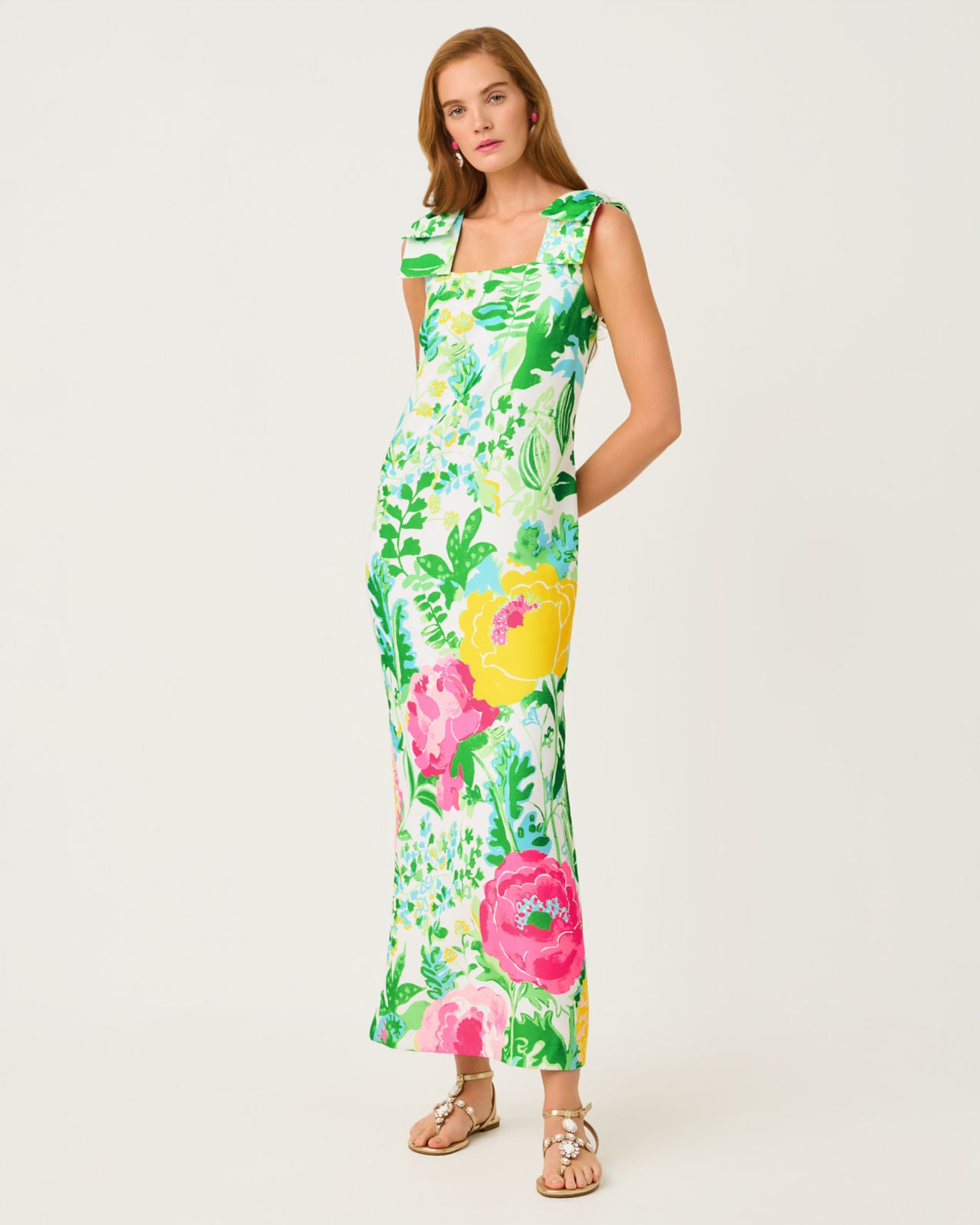 Bernice Maxi Dressss Multi Poppy Party