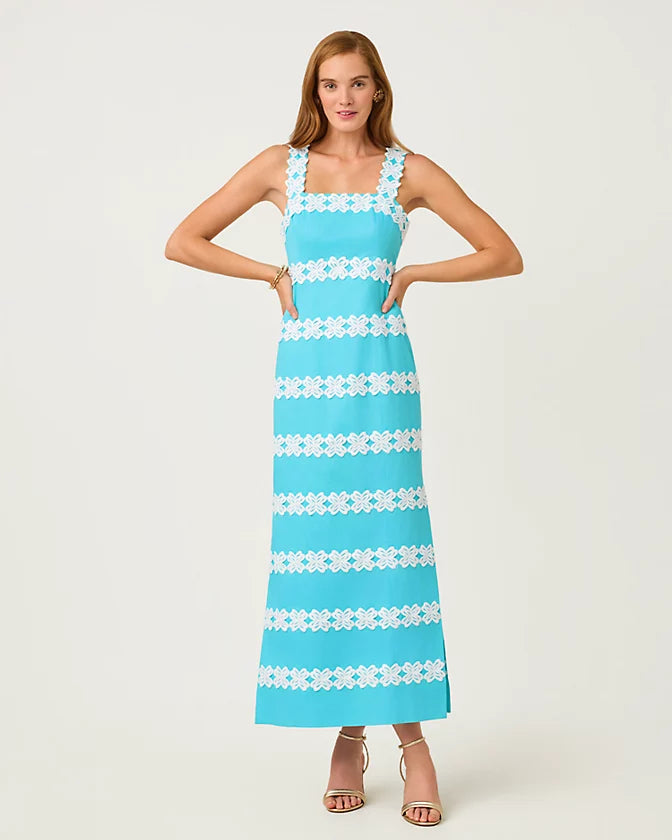 Davis Maxi Dress - Capri Blue