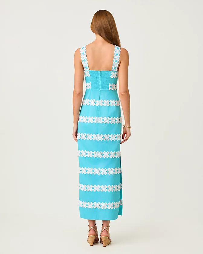 Davis Maxi Dress - Capri Blue