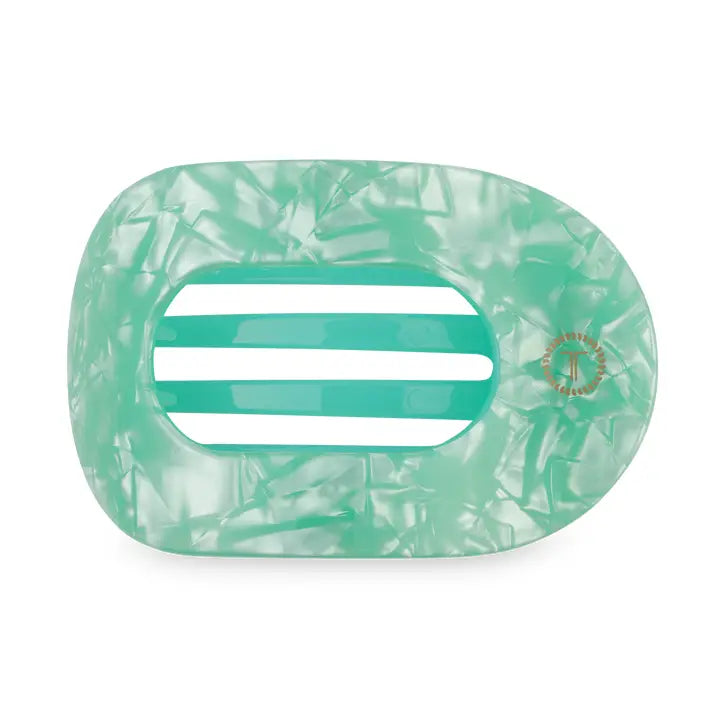 Flat Round Hair Clip | Medium | Spring Splash