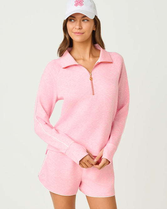 Elemis Pullover UPF 50+ Heathered Conch Shell Pink