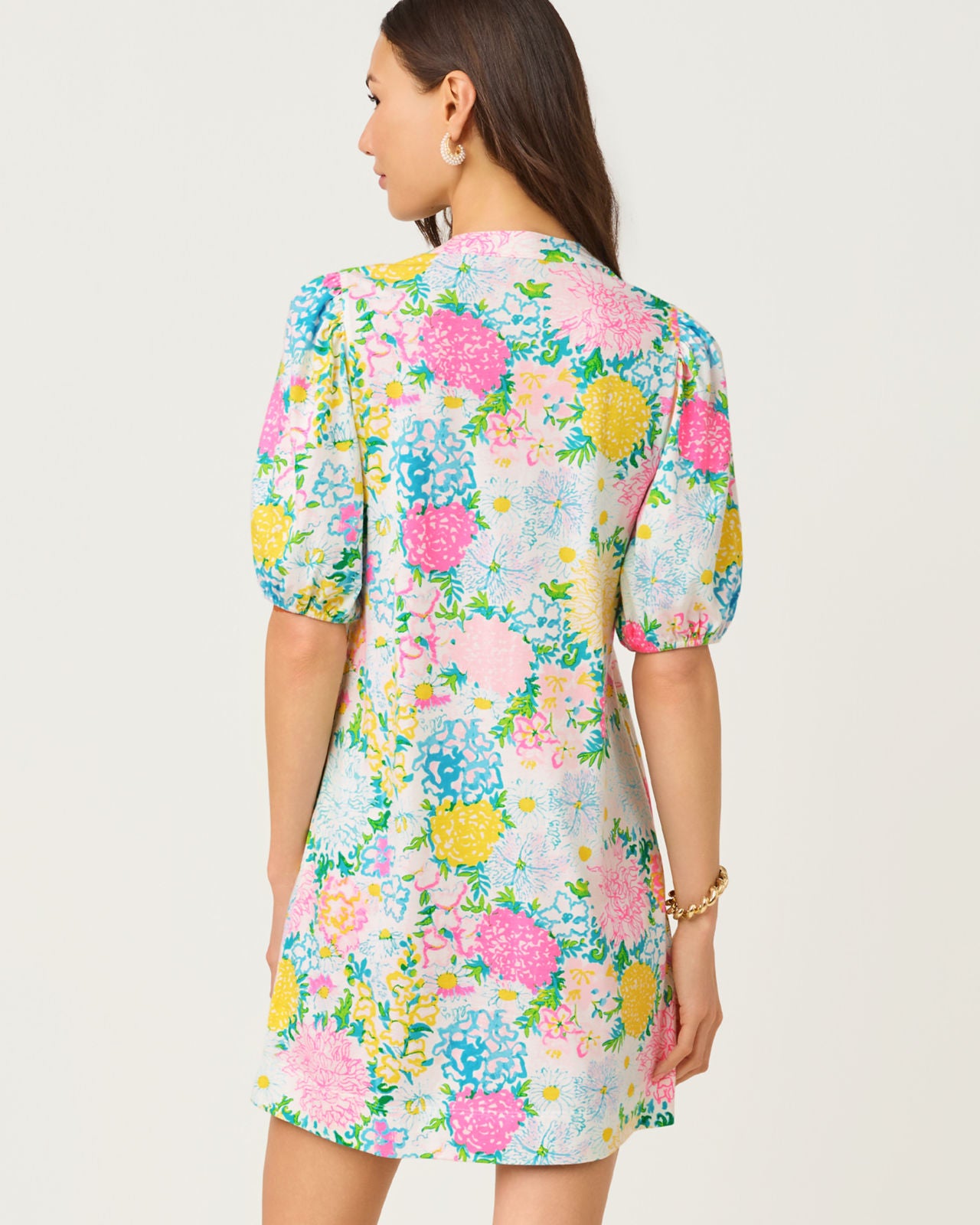 Carey Dress Multi Lilly Garden