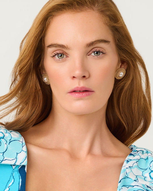 Rosanna Earrings Resort White