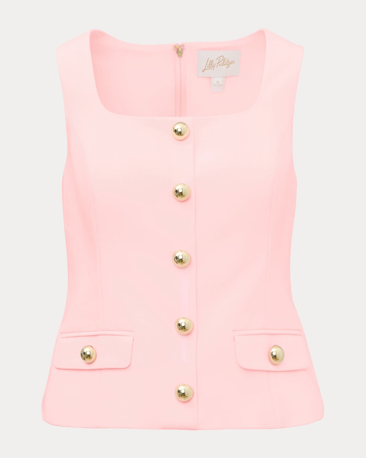 Moira Sleeveless Top Pink Muse