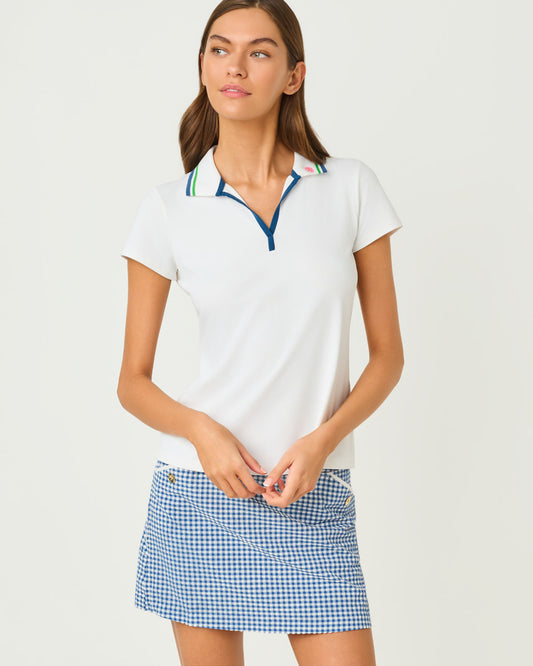 Frida Polo UPF 50+ Resort White