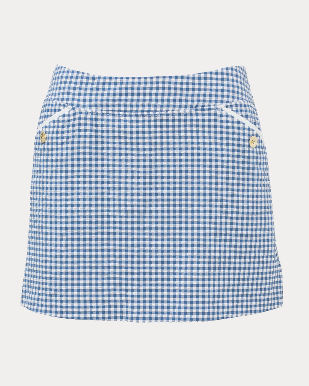 Thera Skort UPF 50+ Starlight Navy Mini Performance Gingham