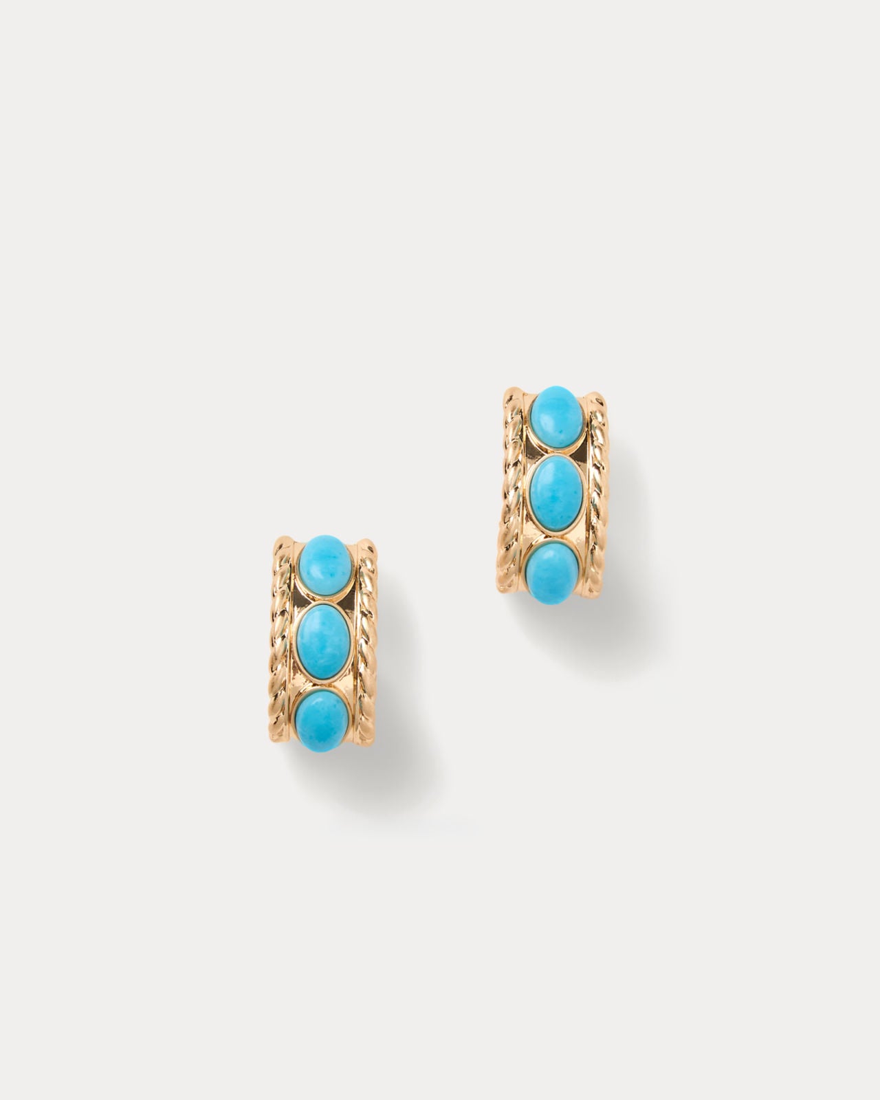 Sunshine Grove Hoop Earrings Turquoise Tide